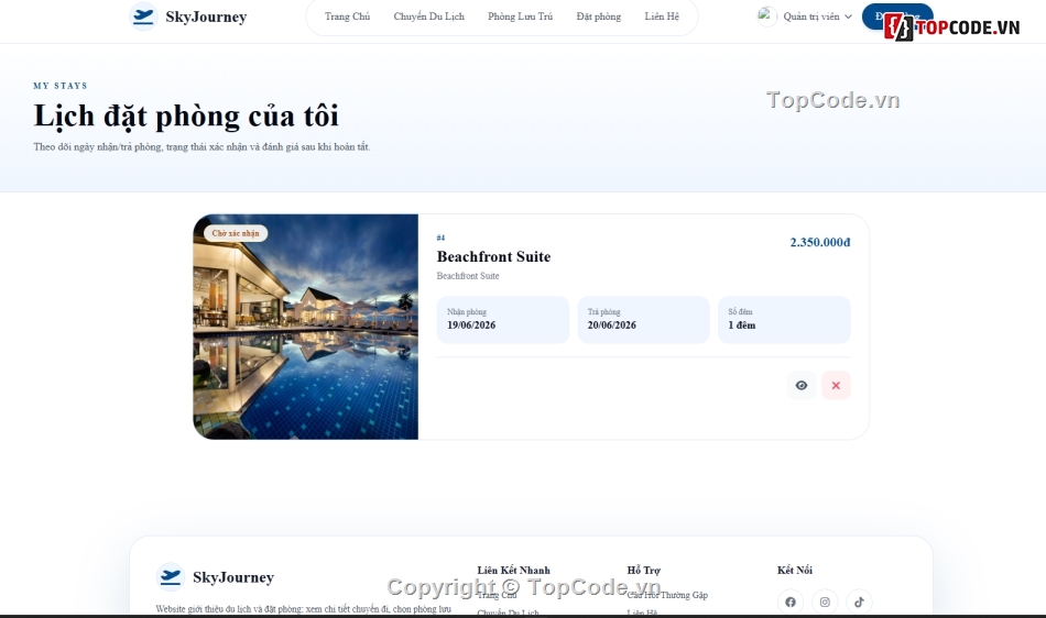 web giới thiệu du lịch,web đặt phòng,website giới thiệu du lịch
